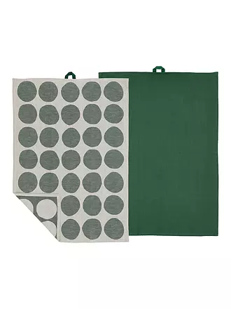 SOEDAHL | Geschirrtuch-Set 2tlg BUBBLES Pine Green | 